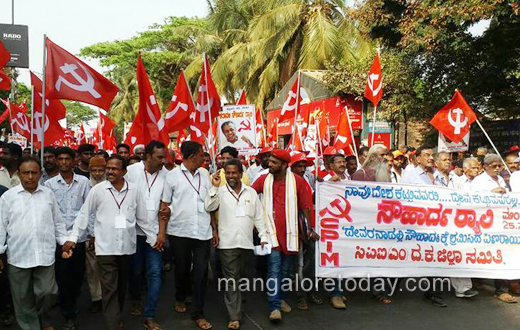 Vijayan Pinarai rally in Mangalore